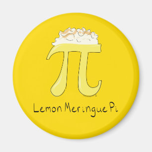 Imã Lemon Meringue Pi Cute Math Pi Day Magnet
