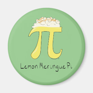 Imã Lemon Meringue Pi Cute Math Pi Day Magnet
