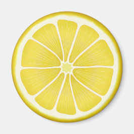 Imã Lemon Slice Citrus Sunshine