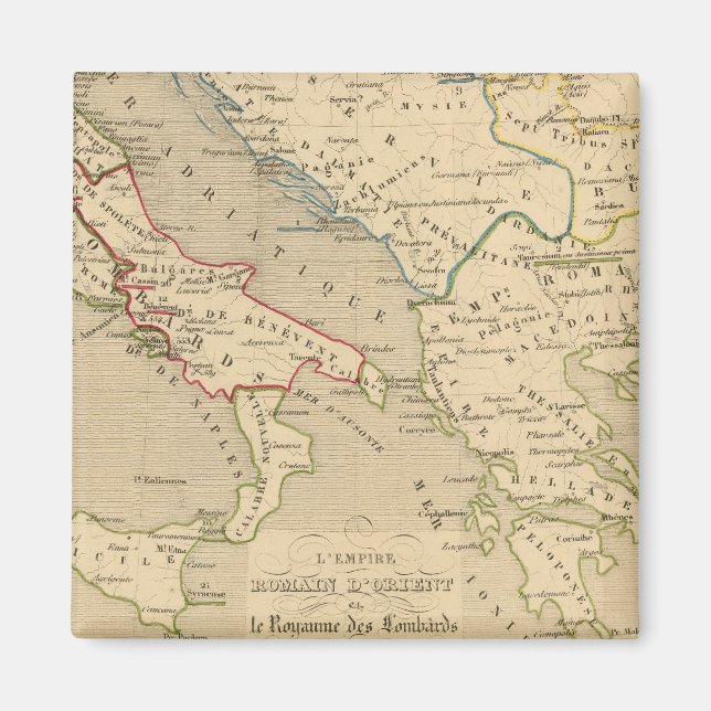 Imã L'Empire Romain d'Orient, Royaume des Lombards (Frente)