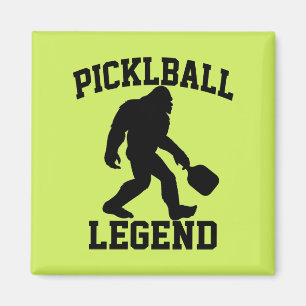 Imã Lenda engraçada de Bigfoot no Pickleball