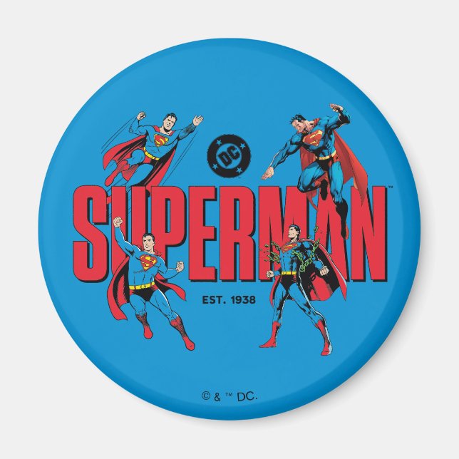 Imã Lendas do Superman para Sempre Gráfico (Frente)