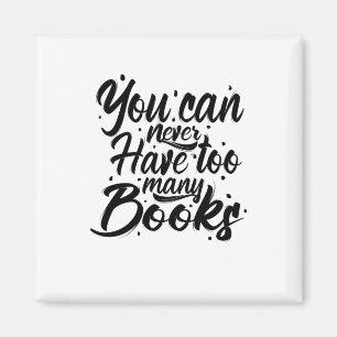 Imã Lendo Arte Você Nunca Pode Ter Muitos Livros