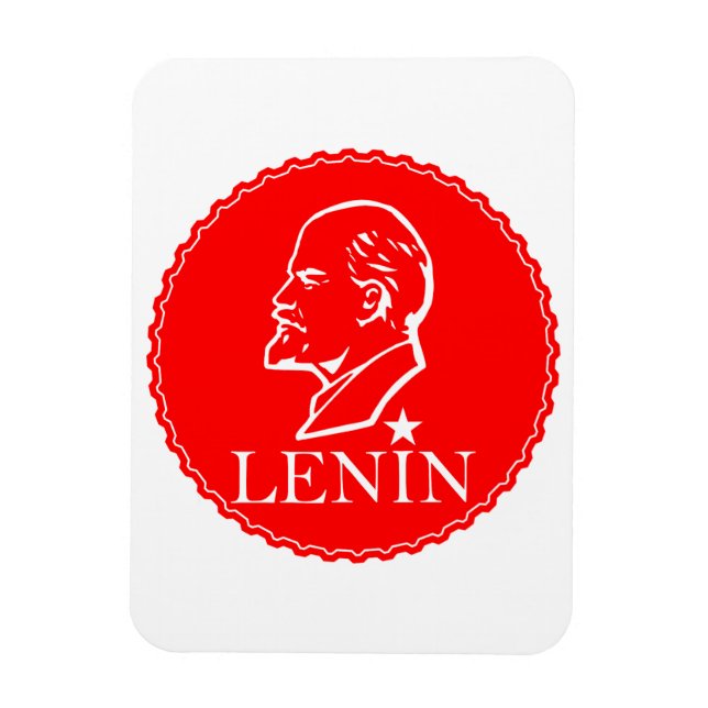 Ímã Lenin, URSS, CCCP, União Soviética, Comunismo (Vertical)