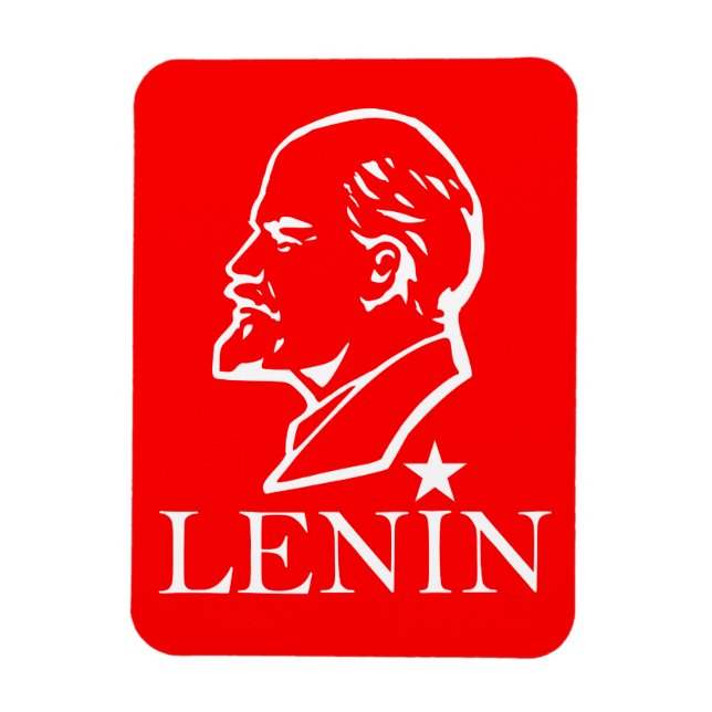 Ímã Lenin, URSS, CCCP, União Soviética, Comunismo (Vertical)