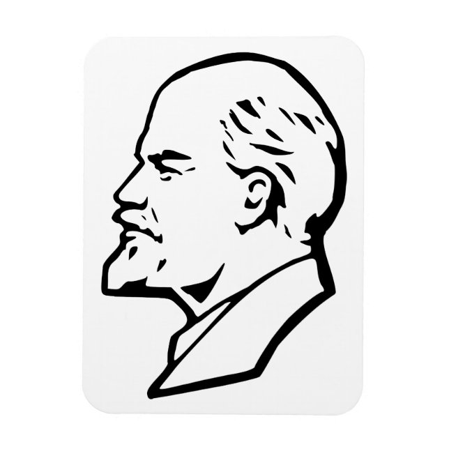 Ímã Lenin, URSS, CCCP, União Soviética, Comunismo (Vertical)