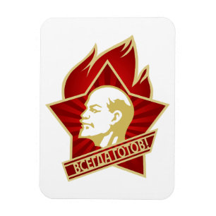 Ímã Lenin, URSS, CCCP, União Soviética, Comunismo