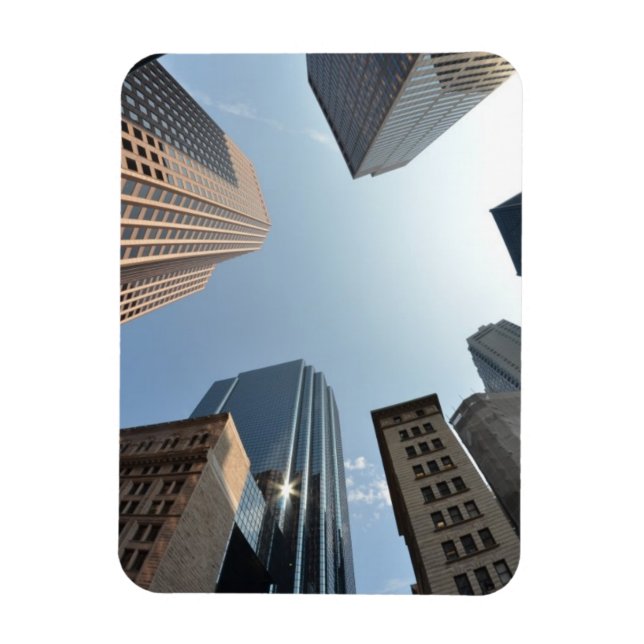 Ímã Lentes de olho-de-peixe de prédio, Boston, EUA (Vertical)