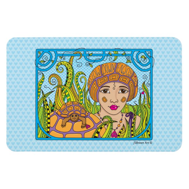 Ímã Lento para Baixo_Ímã Flexível 6"x4" (Horizontal)