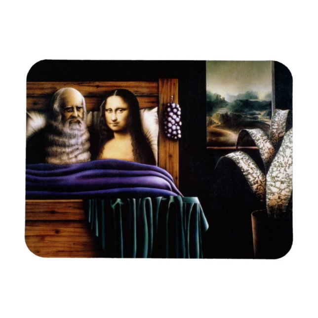 Ímã Leo e Mona (Horizontal)