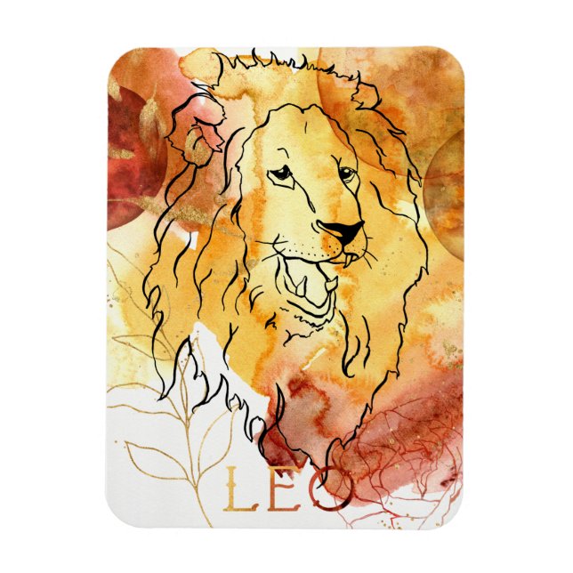 Ímã Leo, o aniversário do Leão, zodiac astrologia lara (Vertical)