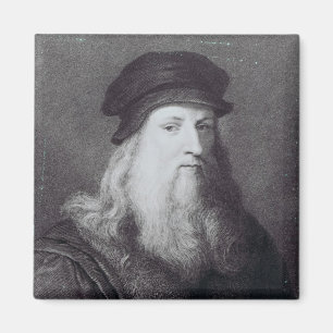 Imã Leonardo da Vinci, gravado por Raphael