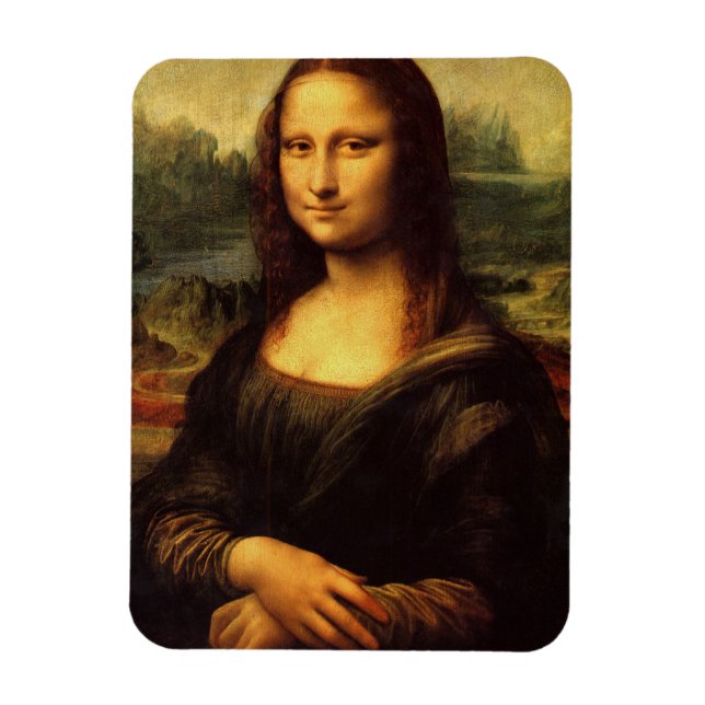 Ímã LEONARDO DA VINCI - Mona Lisa, La Gioconda 1503 (Vertical)