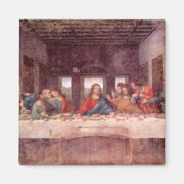 Imã Leonardo da Vinci - O último jantar (Frente)