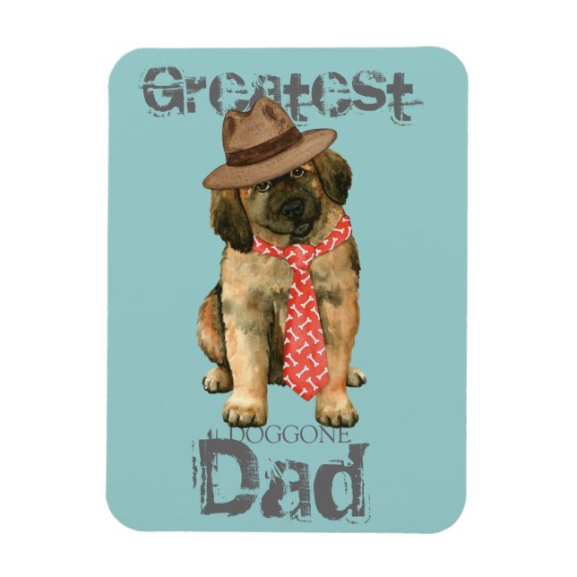 Ímã Leonberger Pai (Vertical)
