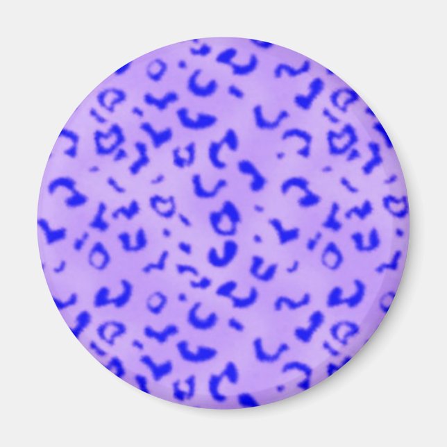 Imã Leopardo Azul (Frente)