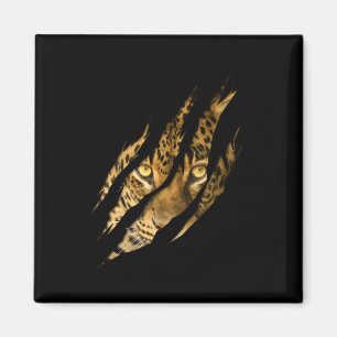 Imã Leopardo Cheetah Tiger Leopard Face Lion Cat Appar