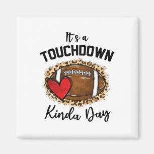 Imã Leopardo Fofo É Um Dia de Touchdown Footll Gam
