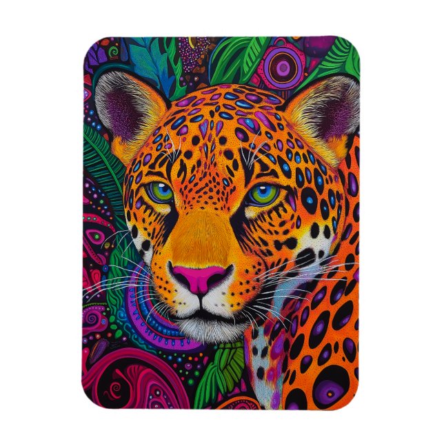 Ímã Leopardo Luminoso  (Vertical)