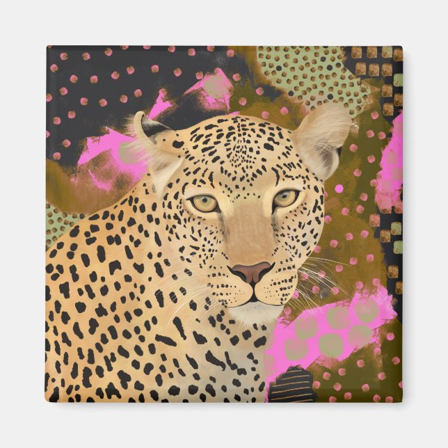 Imã Leopardo Mesmerizado (Frente)