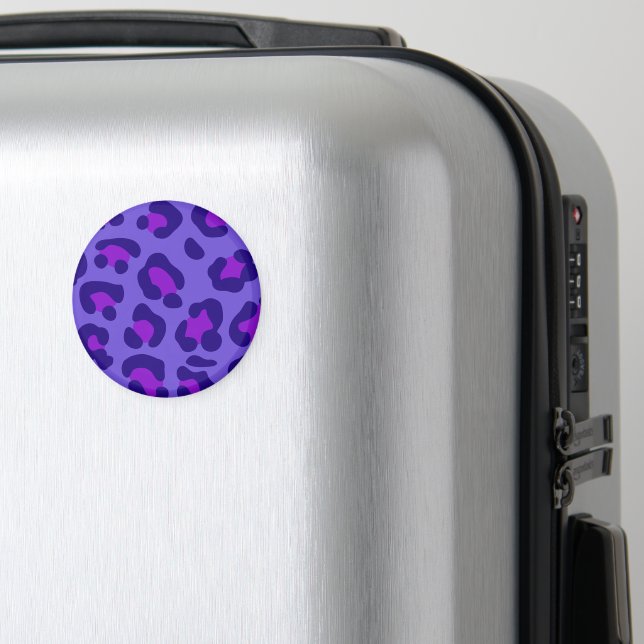 Imã Leopardo Roxo Elétrico (In Situ (Luggage))