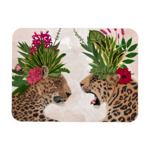 Ímã Leopardos Hot House  Um par