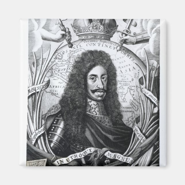 Imã Leopold I , Rei da Hungria e Santo Romano (Frente)