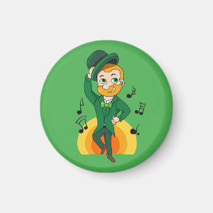 Imã Leprechaun dançante, Rua.