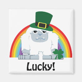Imã Leprechaun Yeti Sortudo