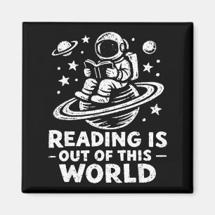 Imã Ler é astronauta fora deste mundo lendo