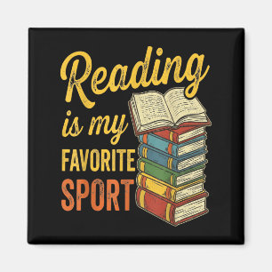 Imã Ler é o esporte favorito do amante de livros engra