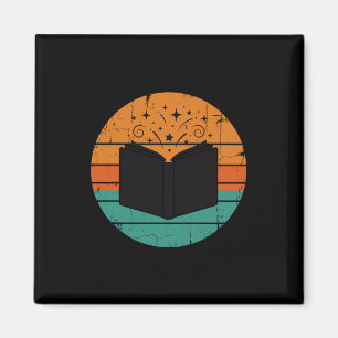 Imã Ler livros infantis homens engraçados vintage retr