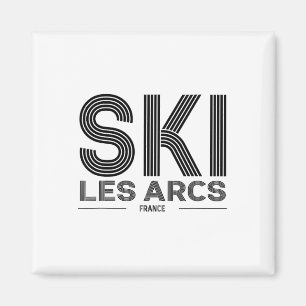 Imã Les Arcs Ski Resort França Alps French Skiing Souv