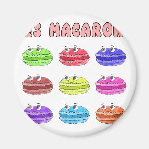 Imã Les Macarons — Cartoon