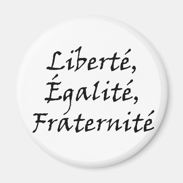 Imã Les Misérables Love: Liberté, Égalité, Fraternité (Frente)