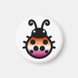 Imã Lesbian Pride Ladybug Magnet