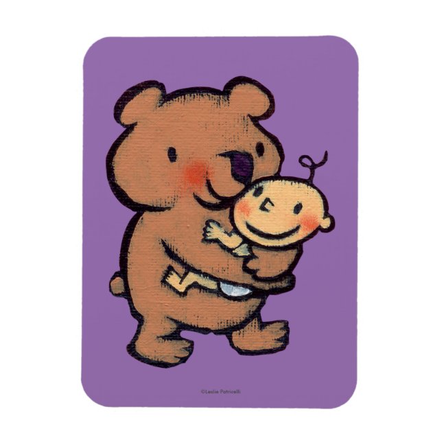Ímã Leslie Patricelli Big Brown Bear Hug (Vertical)