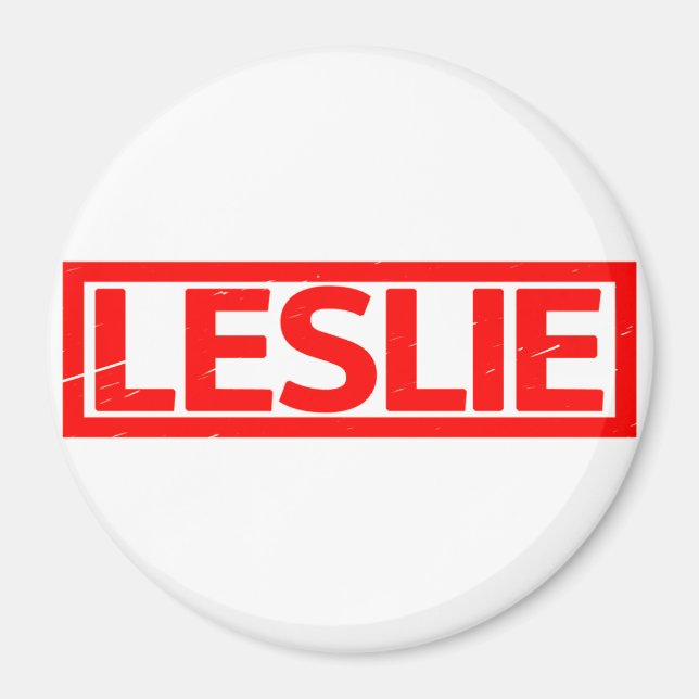 Imã Leslie Stamp (Frente)
