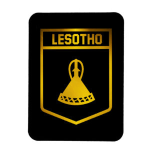 Ímã Lesotho Emblem