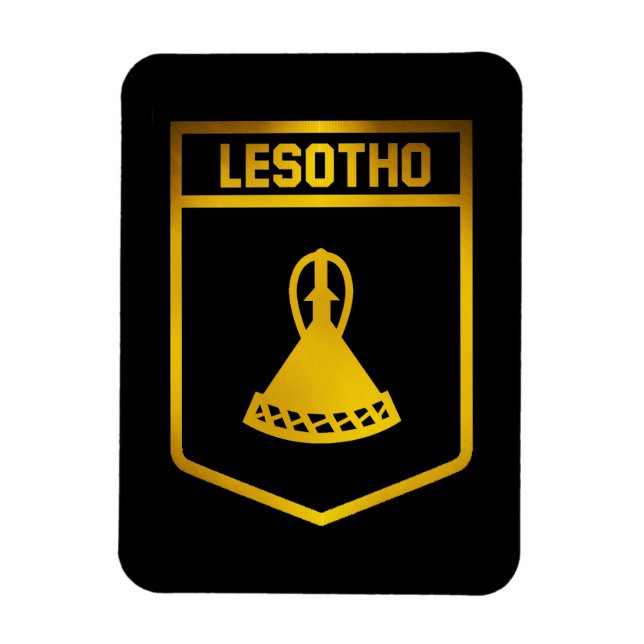 Ímã Lesotho Emblem (Vertical)