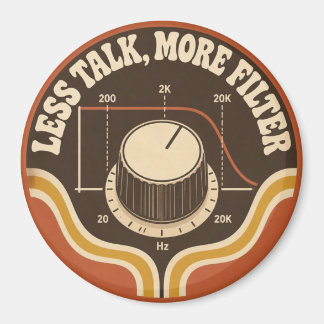 Imã Less Talk, More Filter – Lustiger Synth Nerd