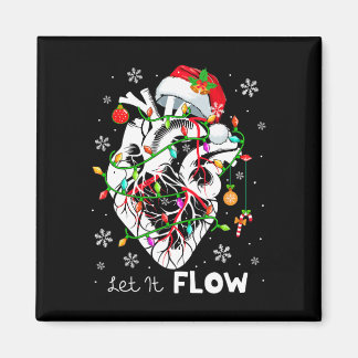 Imã Let It Flowing Xmas Anatomy Santa Heart Part Cardi