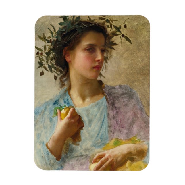 Ímã l'ete (Summer) por William-Adolphe Bouguereau (Vertical)