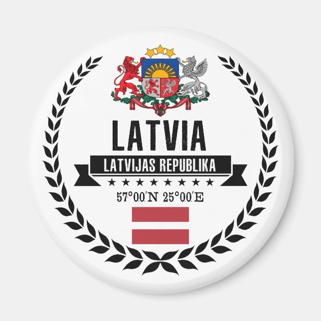 Imã Letónia (Frente)