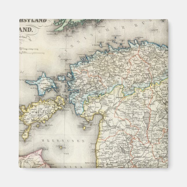 Imã Letónia, Estônia (Frente)