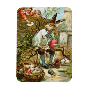 Ímã Letra ao coelhinho da Páscoa