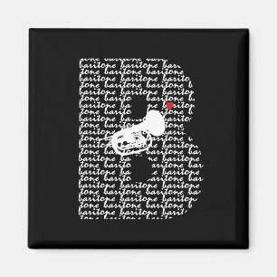 Imã Letra B do barítono