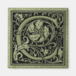 Imã Letra C - Primeira Letra Monograma