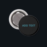 Imã Letra com destaque editável com sombra suspensa<br><div class="desc">Texto de aparência brilhante e expressiva, personalize como quiser!</div>