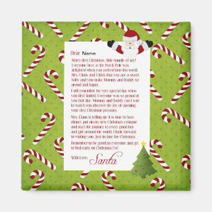 Imã Letra do papai noel
